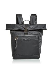 Longchamp Black Green District Backpack for men