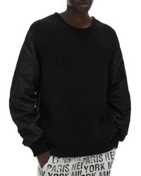 helmut lang black sweater