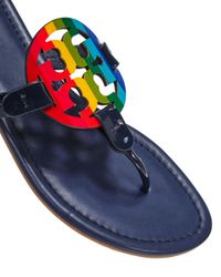 tory burch sandals rainbow