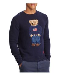 polo bear crewneck mens