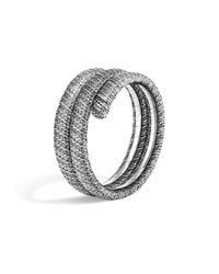 John Hardy | Metallic Classic Chain Sterling Silver Double Coil Bracelet | Lyst