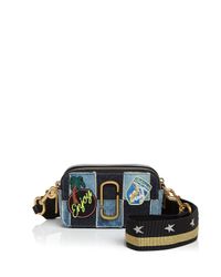 Marc Jacobs Blue Snapshot Denim Patchwork Camera Bag
