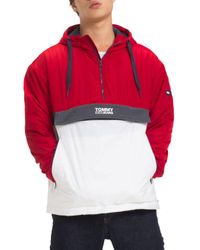tommy hilfiger pullover jacket men's