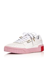 puma women's cali low top leather sneakers