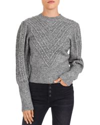 grey popcorn sweater