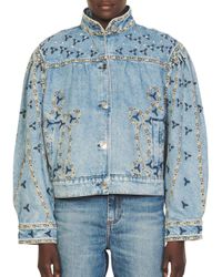 embroidered jeans jacket
