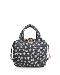 turnlock tote in signature jacquard