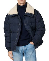 sandro technical padded jacket
