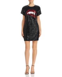aidan mattox embellished shift dress