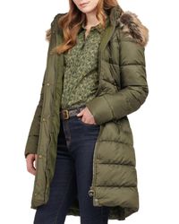 barbour down coat