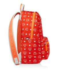 mcm nylon backpack