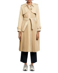 sandro trench coat womens