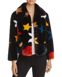 glamorous faux fur coat