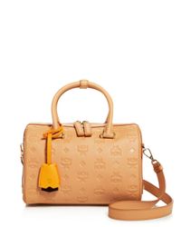 mcm top handle bag
