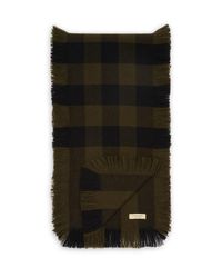 half mega fringe scarf