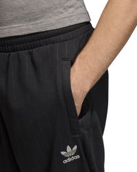 adidas originals pinstripe track pants