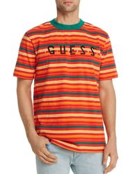 guess multi stripe tee