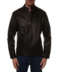 robert graham leather jacket