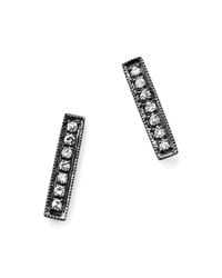 Dana Rebecca | Diamond Sylvie Rose Earrings In 14k Black Rhodium | Lyst