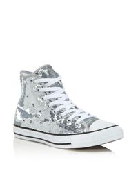 sequin high top converse