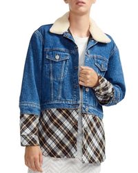 maje denim jacket