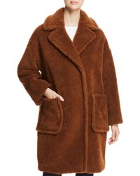 caramel teddy coat