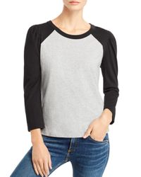 women's black baseball tee