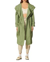 sandro trench coat womens