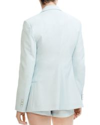 maje blue blazer