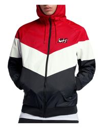 nike windbreaker jacket red