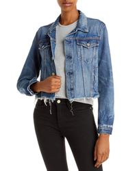 grlfrnd cropped denim jacket
