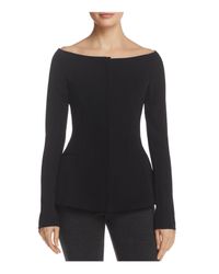 theory off shoulder sweater