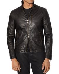 varvatos leather jacket