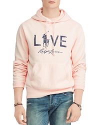 pink polo hoodie
