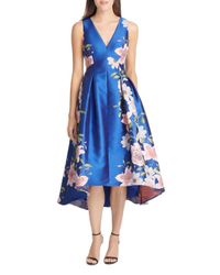Eliza J Synthetic Printed Floral Dress ...