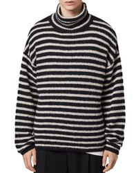 funnel neck black jumper