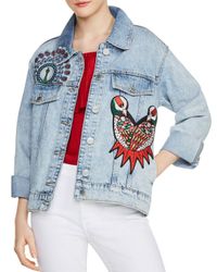maje jeans jacket