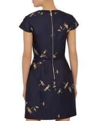 hartty dragonfly jacquard dress