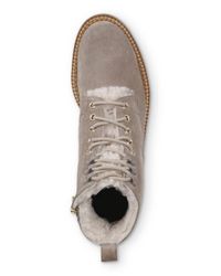 vince cabria boots shearling