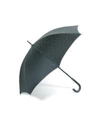 Lucien Pellat Finet Black Print Umbrella