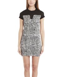 IRO | Black Kamron Printed Dress | Lyst