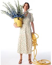 supima cotton dressing gown Alice Long Nightgown Made in the USA Printed cotton trapeze dress PDP-EXPLORE-SUMMER26 Style:P22DR0870017001W satisfying feel