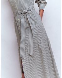 long sleeve maxi dress off the shoulder Aveline