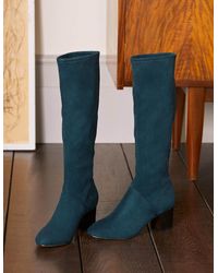 boden round toe stretch boots