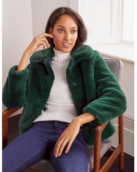 forest green fur jacket