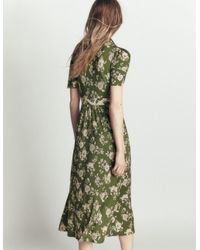 lily jersey midi tea dress Boden in White Boden sustainable