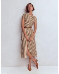 Boden Marcia Jersey Shirt Dress in Black | Lyst