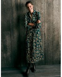 Boden Adelaide Zip Cord Midi Dress in Brown | Lyst