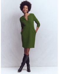Boden Evelyn Suede Shift Dress in Brown | Lyst Boden Evelyn Suede Shift Dress in Brown | Lyst