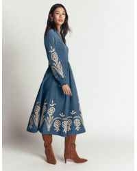 boden maria knitted midi dress Dressmultistripe MASP26